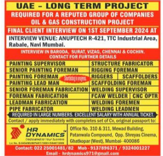 Dubai Jobs Multiple Openings in UAE